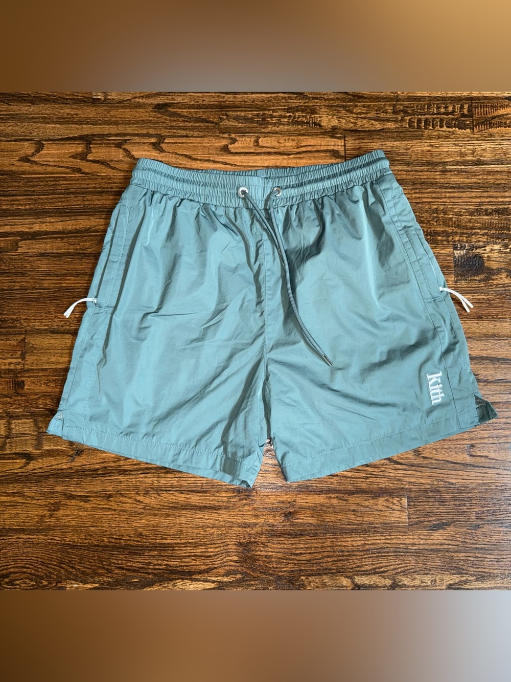 Kith Nylon Active Lined Training Shorts Teal/Green Size Small